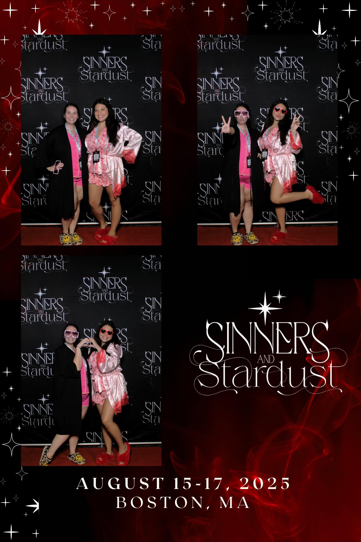 Sinners & Stardust  | View more photos from the event at v1.boothgallery.com/u/HelloPhotoBoothRental/Sinners-Stardust