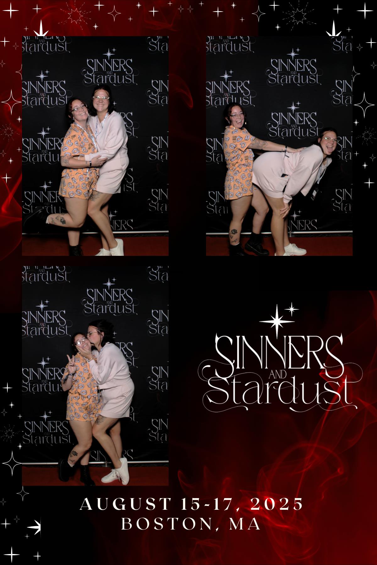 Sinners & Stardust  | View more photos from the event at v1.boothgallery.com/u/HelloPhotoBoothRental/Sinners-Stardust