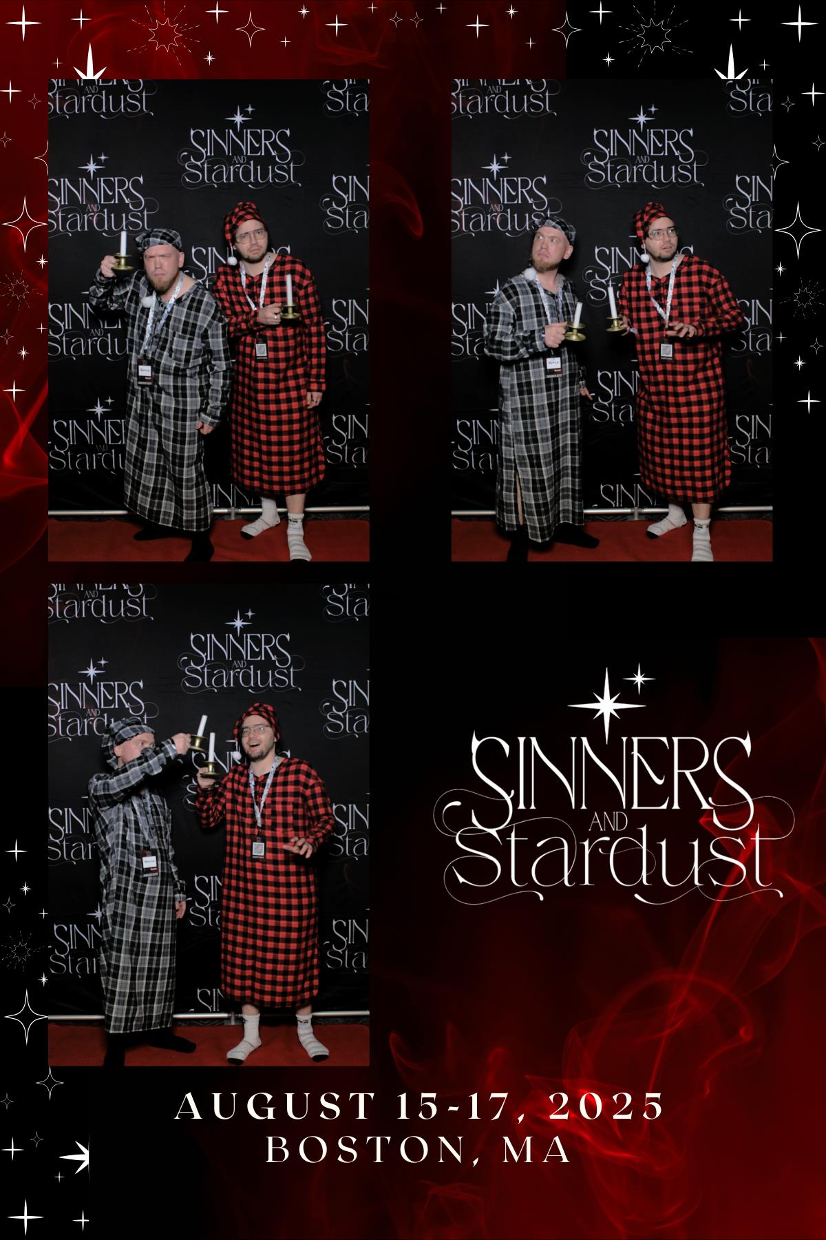Sinners & Stardust  | View more photos from the event at v1.boothgallery.com/u/HelloPhotoBoothRental/Sinners-Stardust