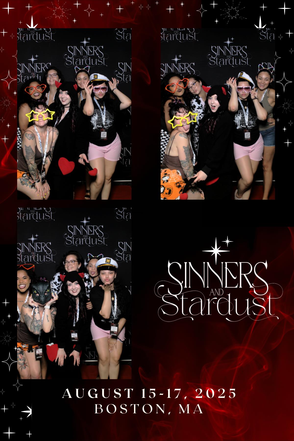 Sinners & Stardust  | View more photos from the event at v1.boothgallery.com/u/HelloPhotoBoothRental/Sinners-Stardust