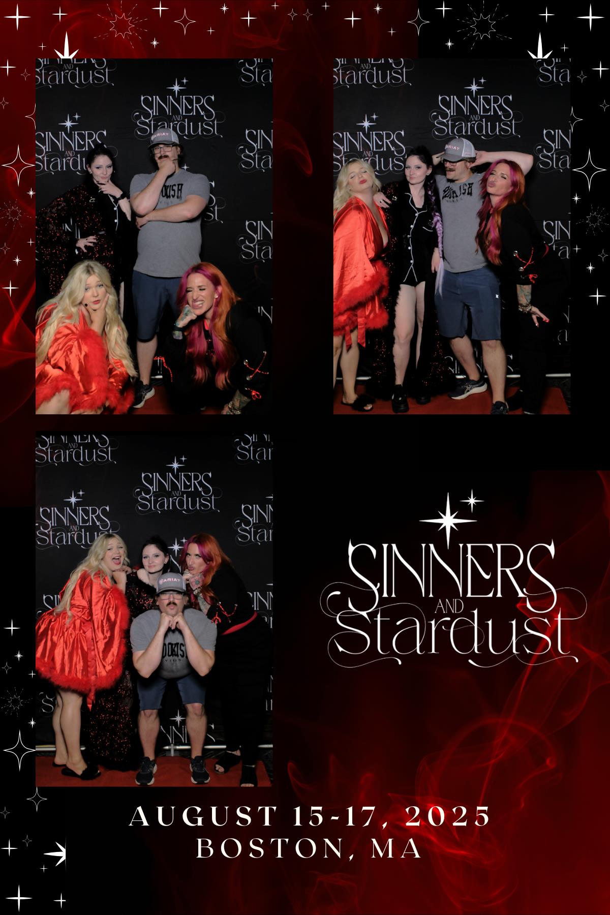 Sinners & Stardust  | View more photos from the event at v1.boothgallery.com/u/HelloPhotoBoothRental/Sinners-Stardust