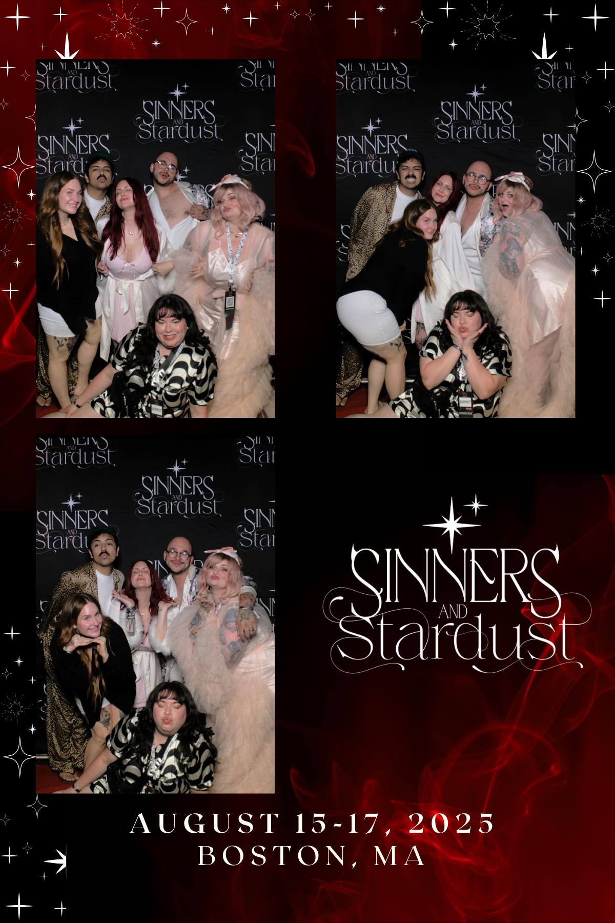 Sinners & Stardust  | View more photos from the event at v1.boothgallery.com/u/HelloPhotoBoothRental/Sinners-Stardust