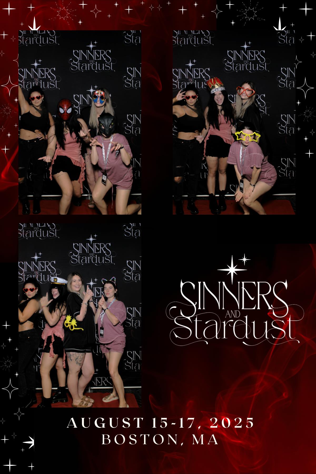 Sinners & Stardust  | View more photos from the event at v1.boothgallery.com/u/HelloPhotoBoothRental/Sinners-Stardust