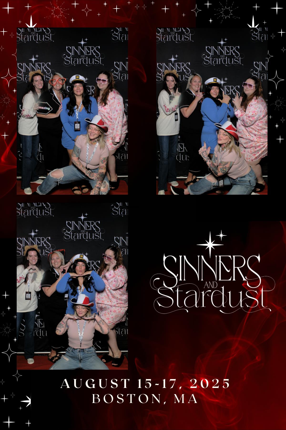 Sinners & Stardust  | View more photos from the event at v1.boothgallery.com/u/HelloPhotoBoothRental/Sinners-Stardust