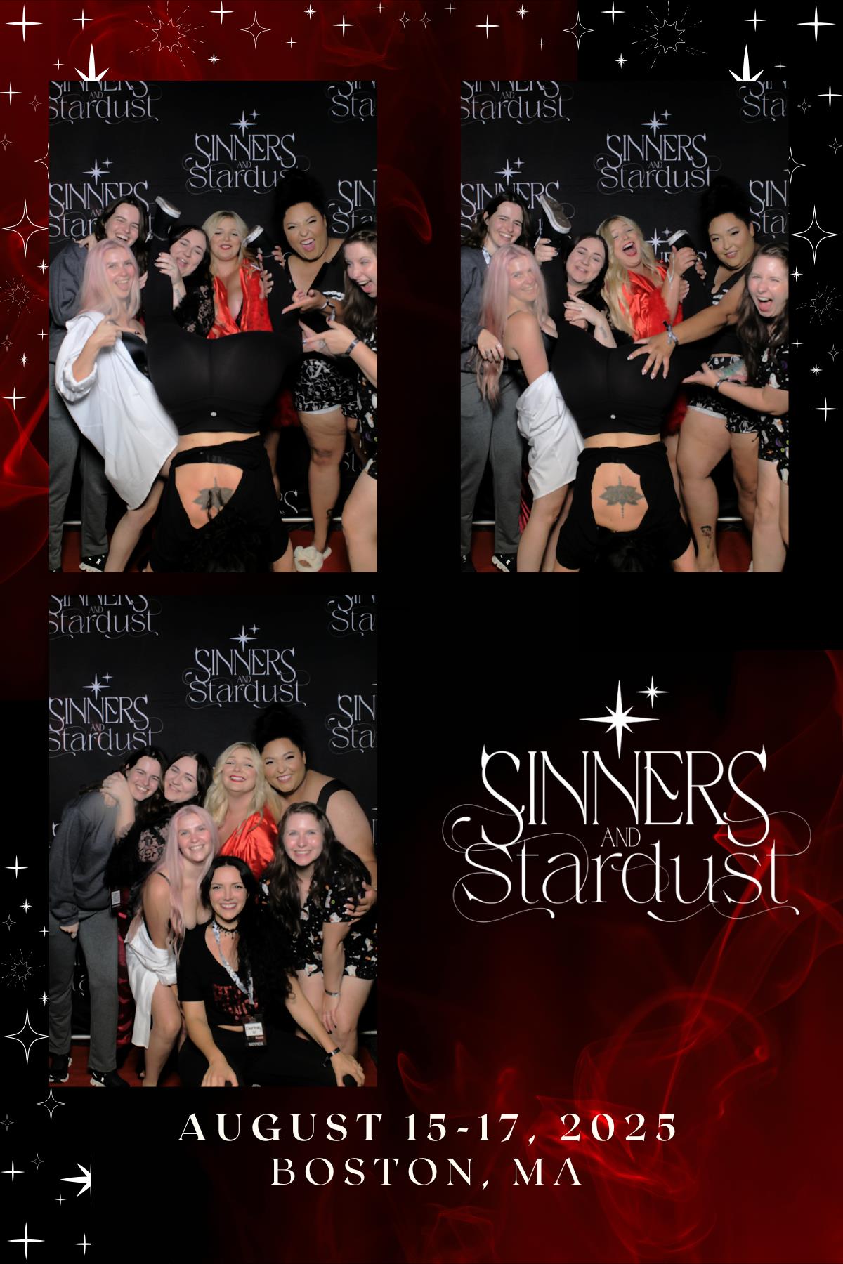 Sinners & Stardust  | View more photos from the event at v1.boothgallery.com/u/HelloPhotoBoothRental/Sinners-Stardust