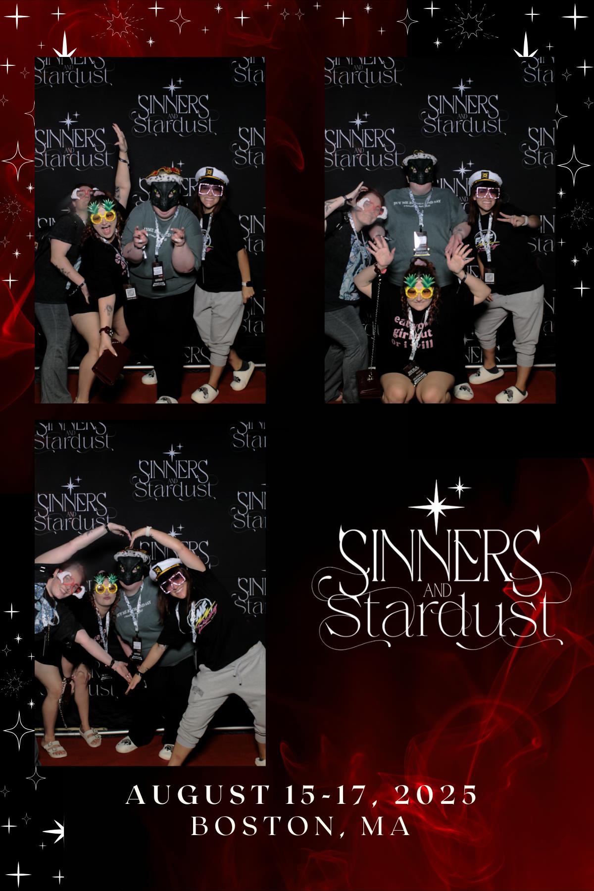 Sinners & Stardust  | View more photos from the event at v1.boothgallery.com/u/HelloPhotoBoothRental/Sinners-Stardust