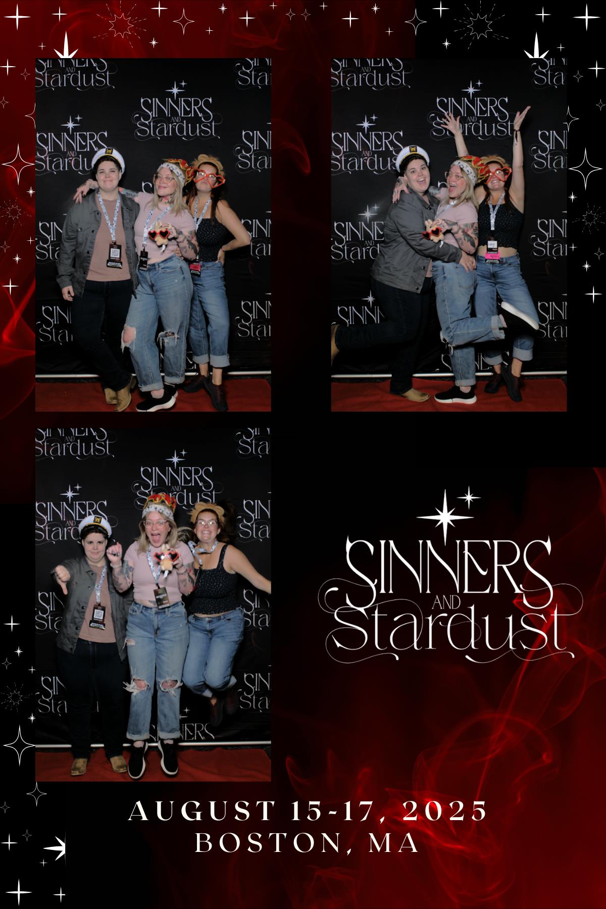 Sinners & Stardust  | View more photos from the event at v1.boothgallery.com/u/HelloPhotoBoothRental/Sinners-Stardust