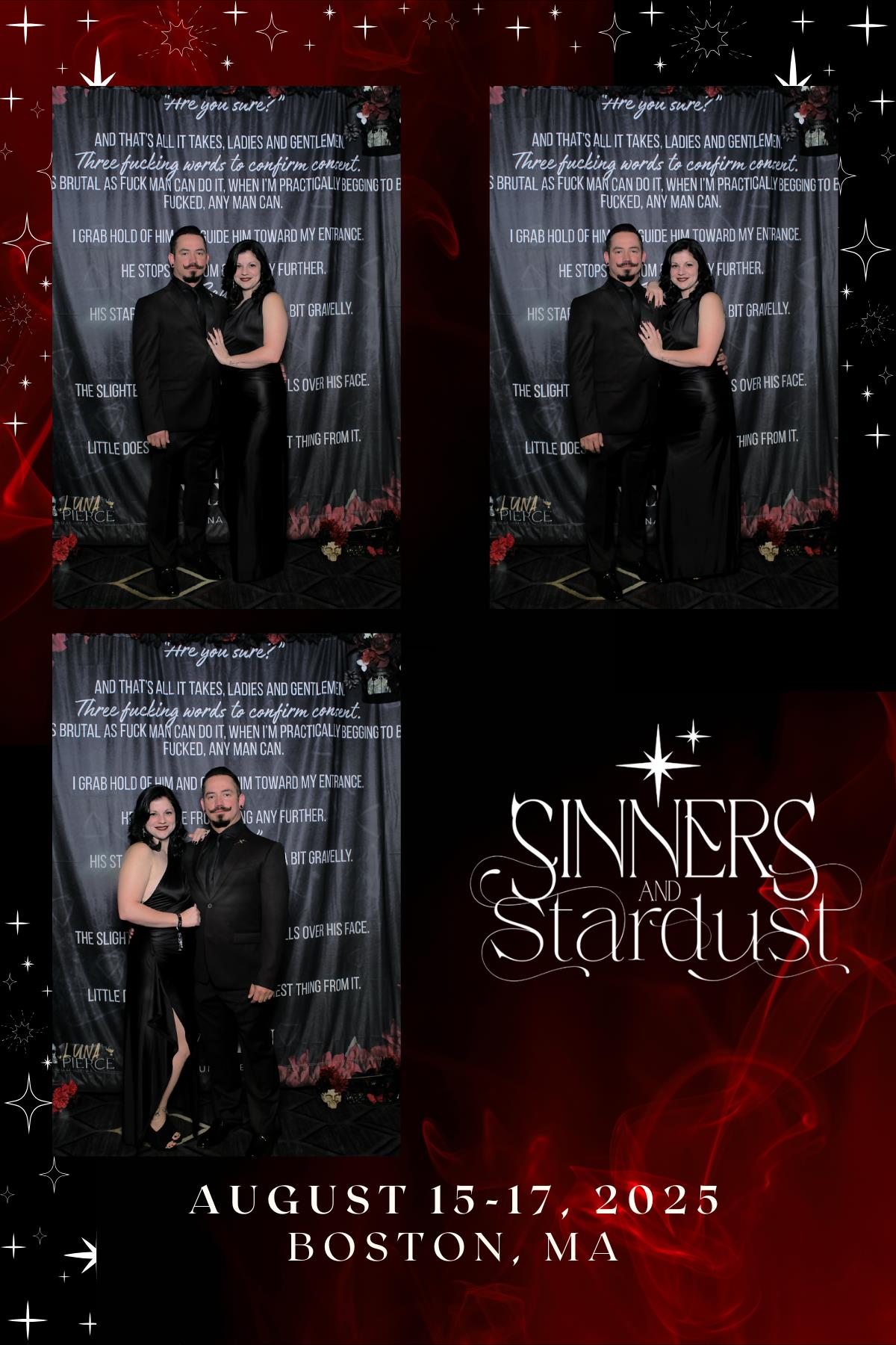 Sinners & Stardust  | View more photos from the event at v1.boothgallery.com/u/HelloPhotoBoothRental/Sinners-Stardust