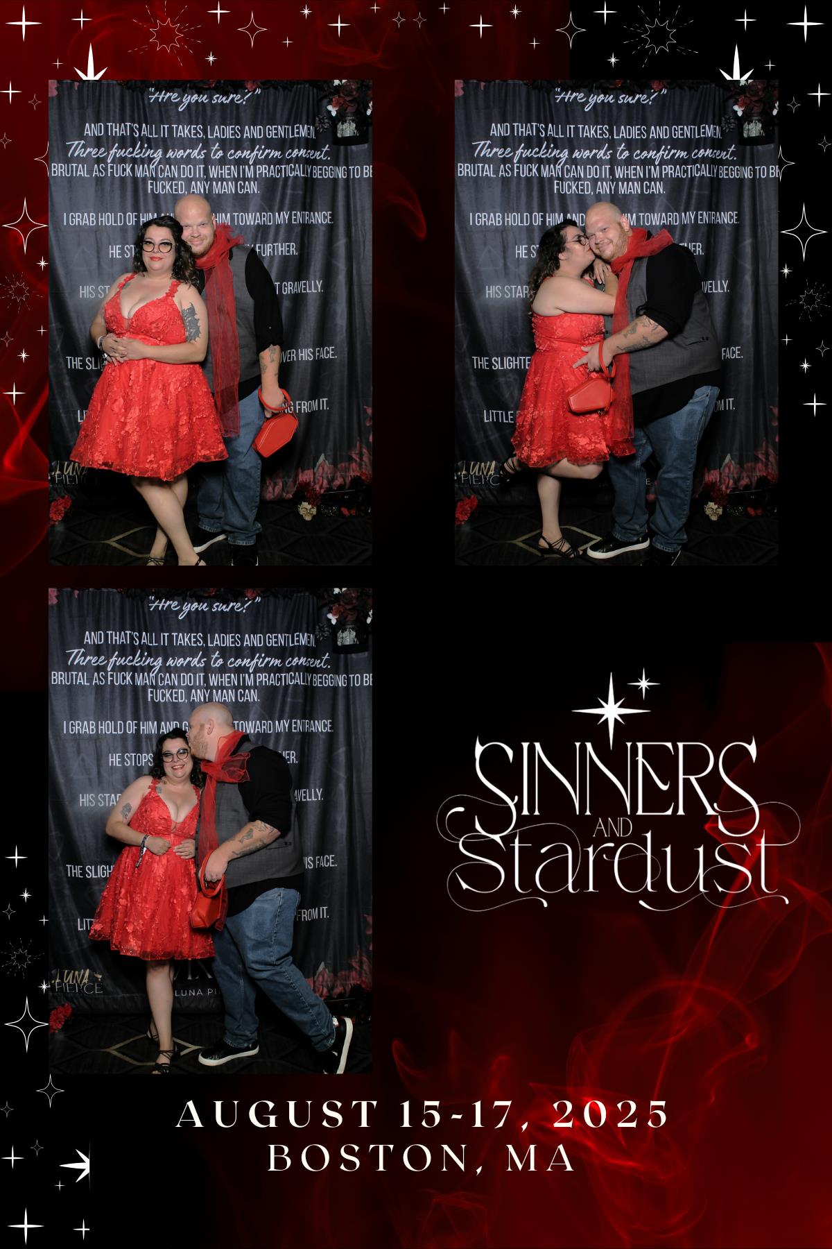 Sinners & Stardust  | View more photos from the event at v1.boothgallery.com/u/HelloPhotoBoothRental/Sinners-Stardust
