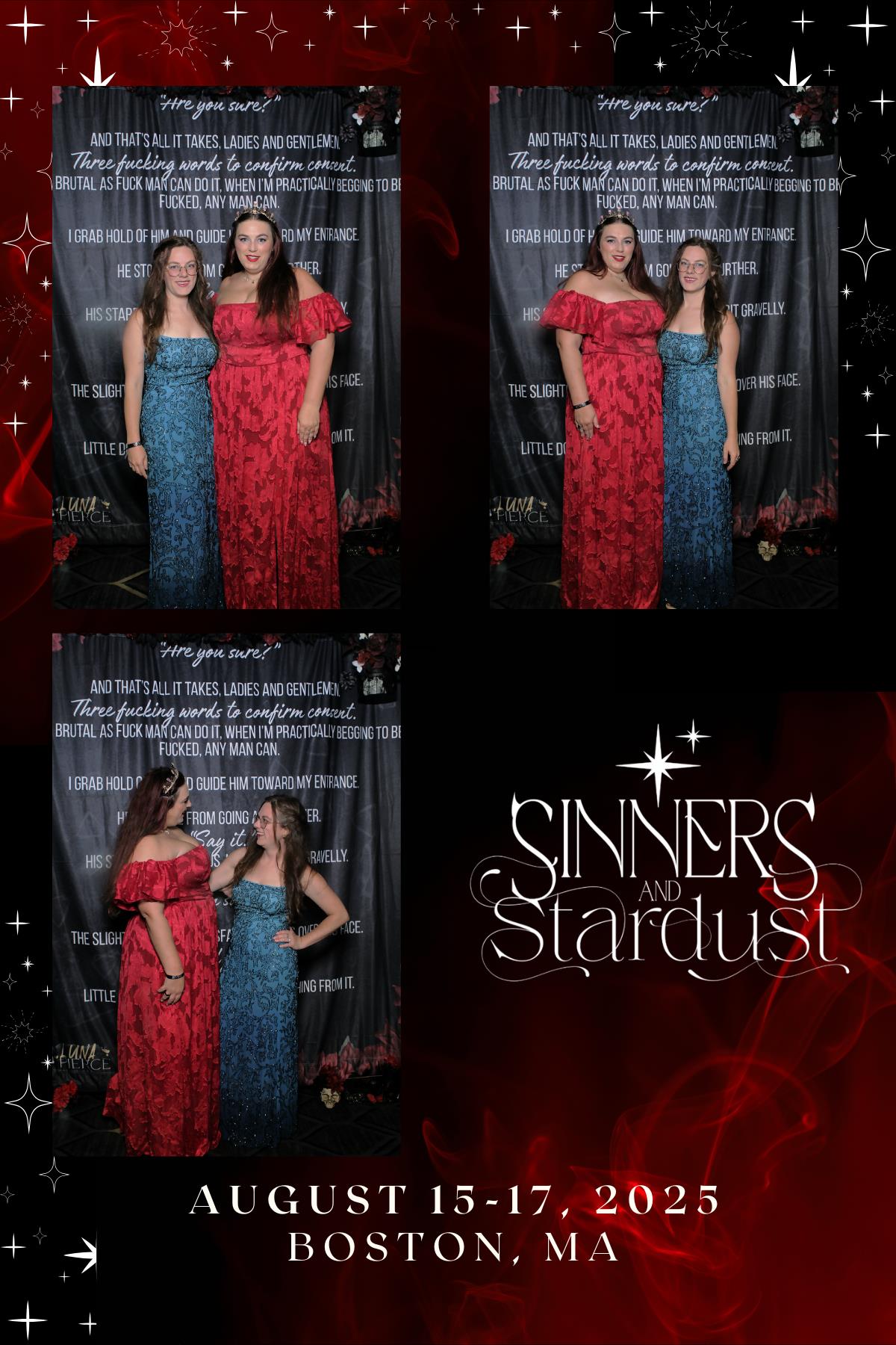 Sinners & Stardust  | View more photos from the event at v1.boothgallery.com/u/HelloPhotoBoothRental/Sinners-Stardust