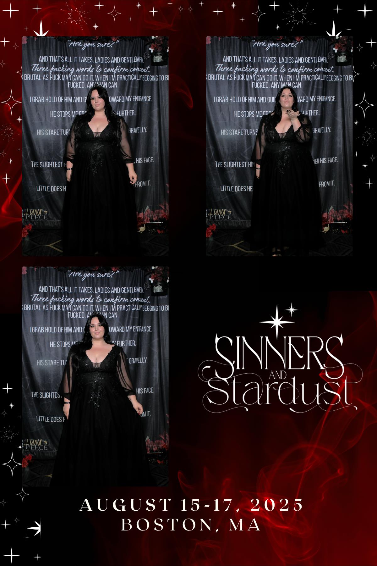 Sinners & Stardust  | View more photos from the event at v1.boothgallery.com/u/HelloPhotoBoothRental/Sinners-Stardust