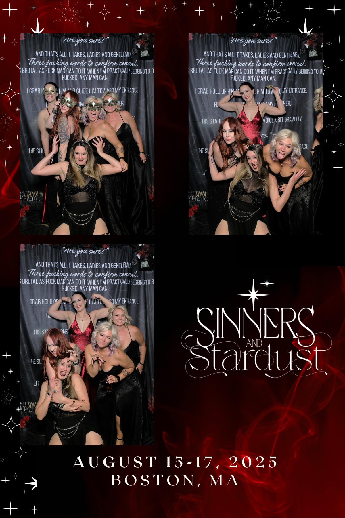 Sinners & Stardust  | View more photos from the event at v1.boothgallery.com/u/HelloPhotoBoothRental/Sinners-Stardust