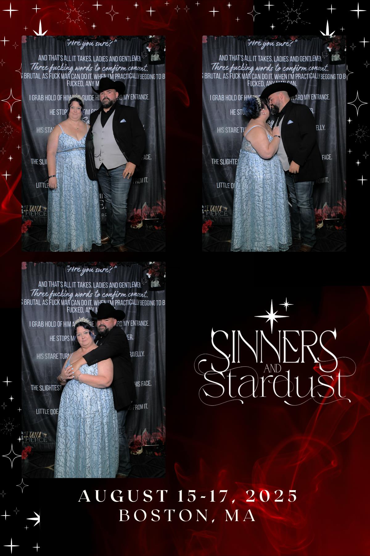 Sinners & Stardust  | View more photos from the event at v1.boothgallery.com/u/HelloPhotoBoothRental/Sinners-Stardust