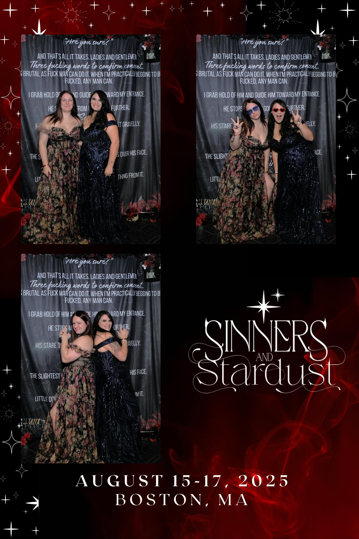 Sinners & Stardust  | View more photos from the event at v1.boothgallery.com/u/HelloPhotoBoothRental/Sinners-Stardust