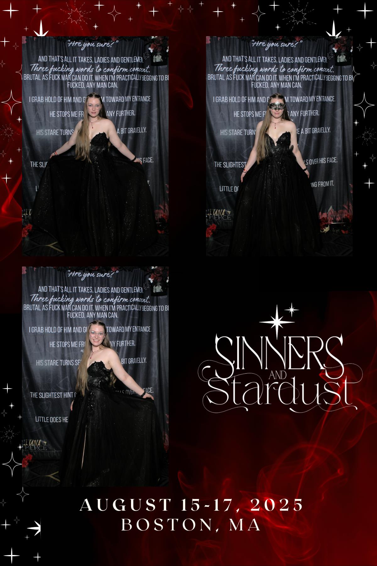 Sinners & Stardust  | View more photos from the event at v1.boothgallery.com/u/HelloPhotoBoothRental/Sinners-Stardust