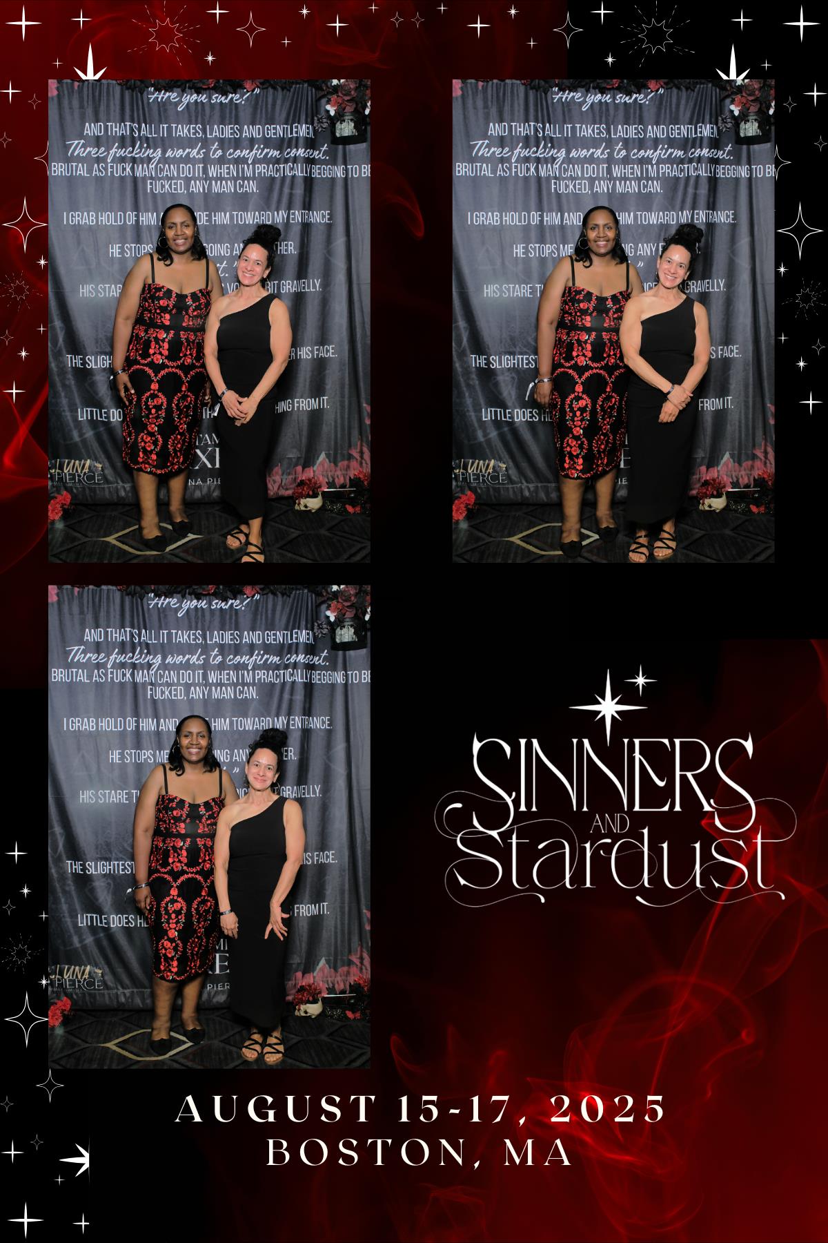Sinners & Stardust  | View more photos from the event at v1.boothgallery.com/u/HelloPhotoBoothRental/Sinners-Stardust