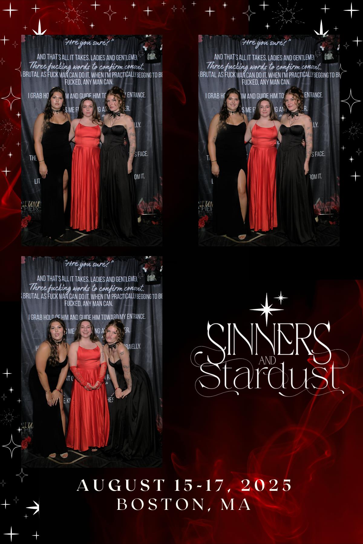 Sinners & Stardust  | View more photos from the event at v1.boothgallery.com/u/HelloPhotoBoothRental/Sinners-Stardust