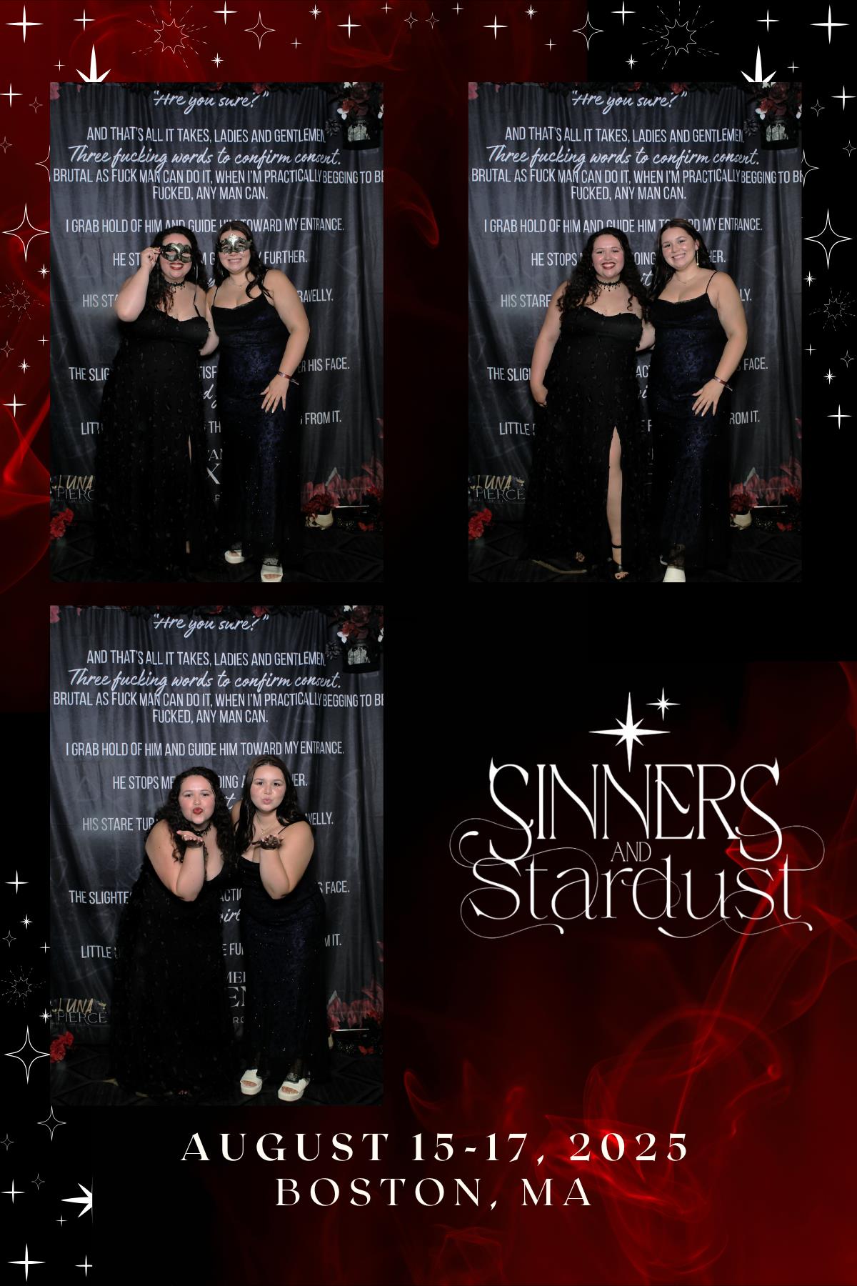 Sinners & Stardust  | View more photos from the event at v1.boothgallery.com/u/HelloPhotoBoothRental/Sinners-Stardust