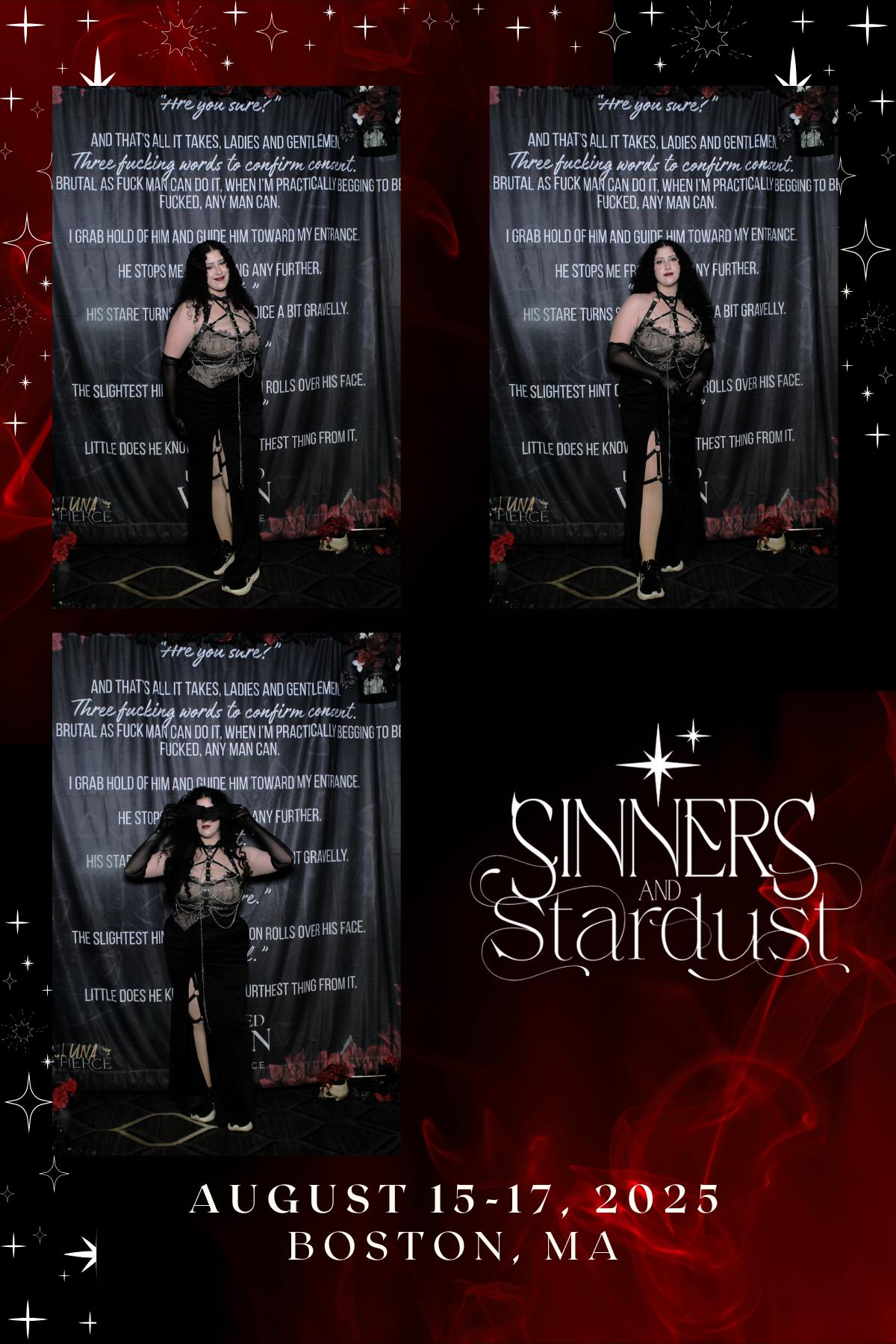 Sinners & Stardust  | View more photos from the event at v1.boothgallery.com/u/HelloPhotoBoothRental/Sinners-Stardust