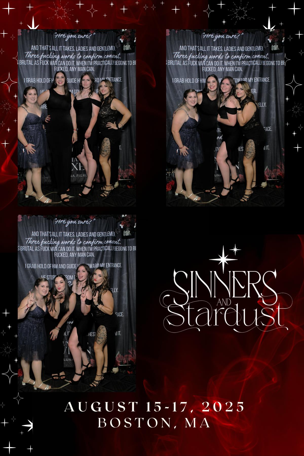 Sinners & Stardust  | View more photos from the event at v1.boothgallery.com/u/HelloPhotoBoothRental/Sinners-Stardust