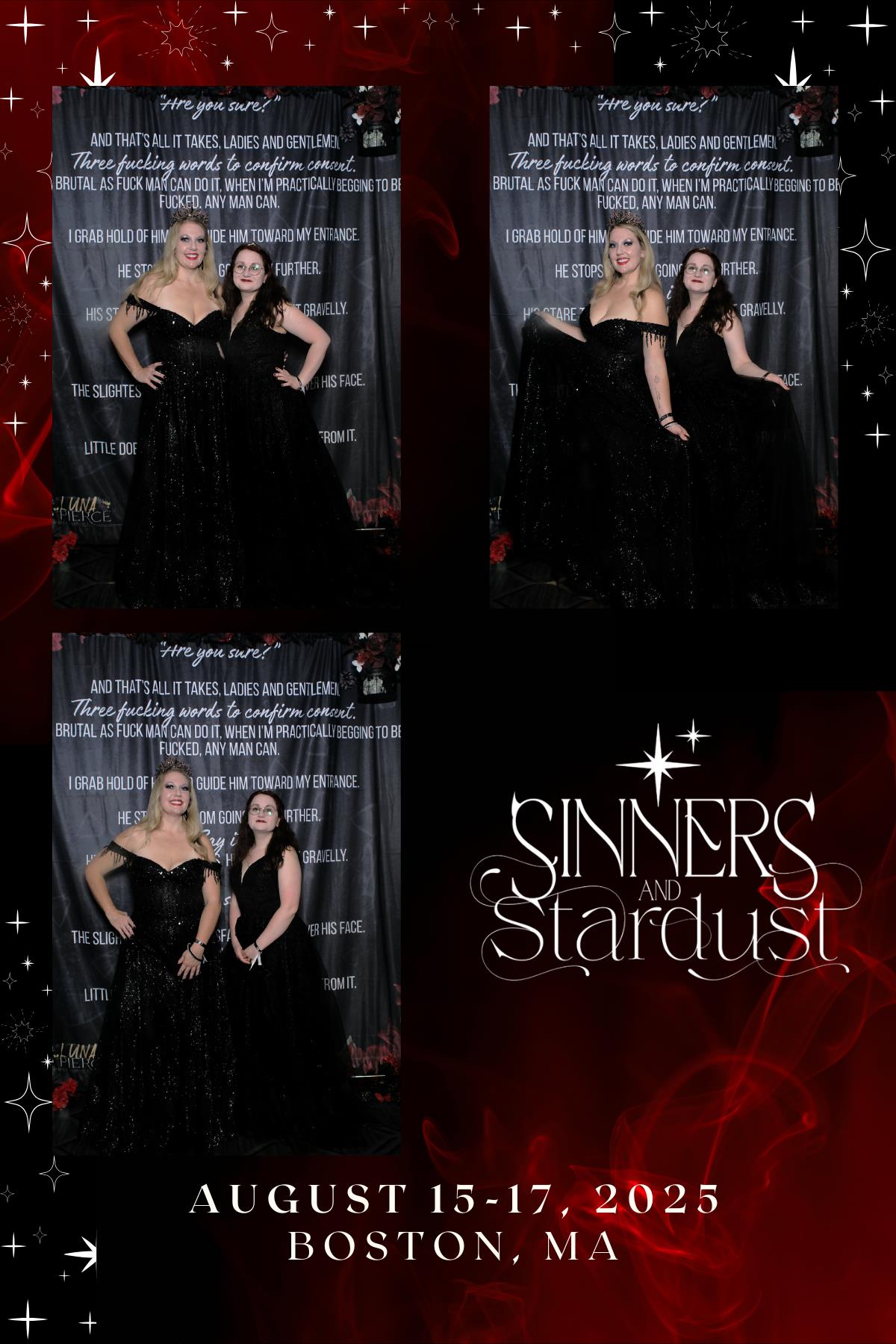 Sinners & Stardust  | View more photos from the event at v1.boothgallery.com/u/HelloPhotoBoothRental/Sinners-Stardust