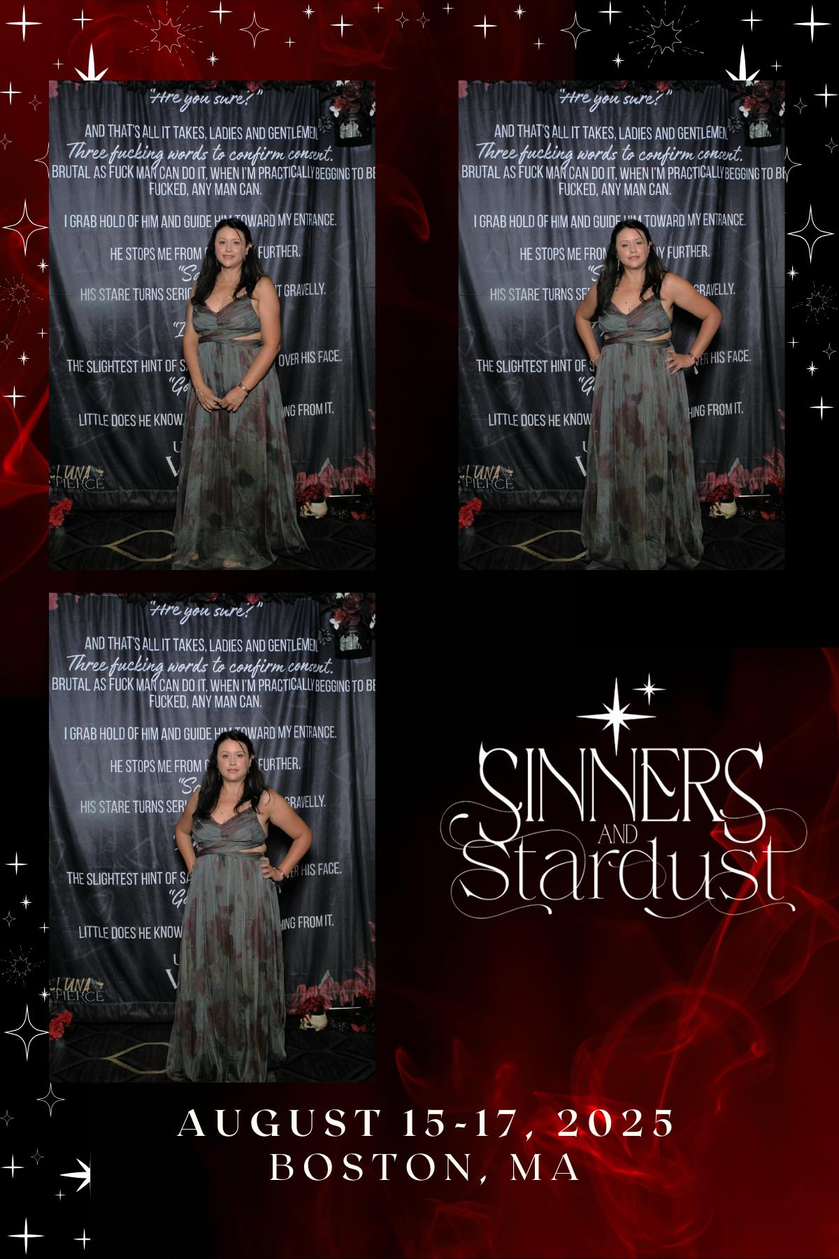 Sinners & Stardust  | View more photos from the event at v1.boothgallery.com/u/HelloPhotoBoothRental/Sinners-Stardust