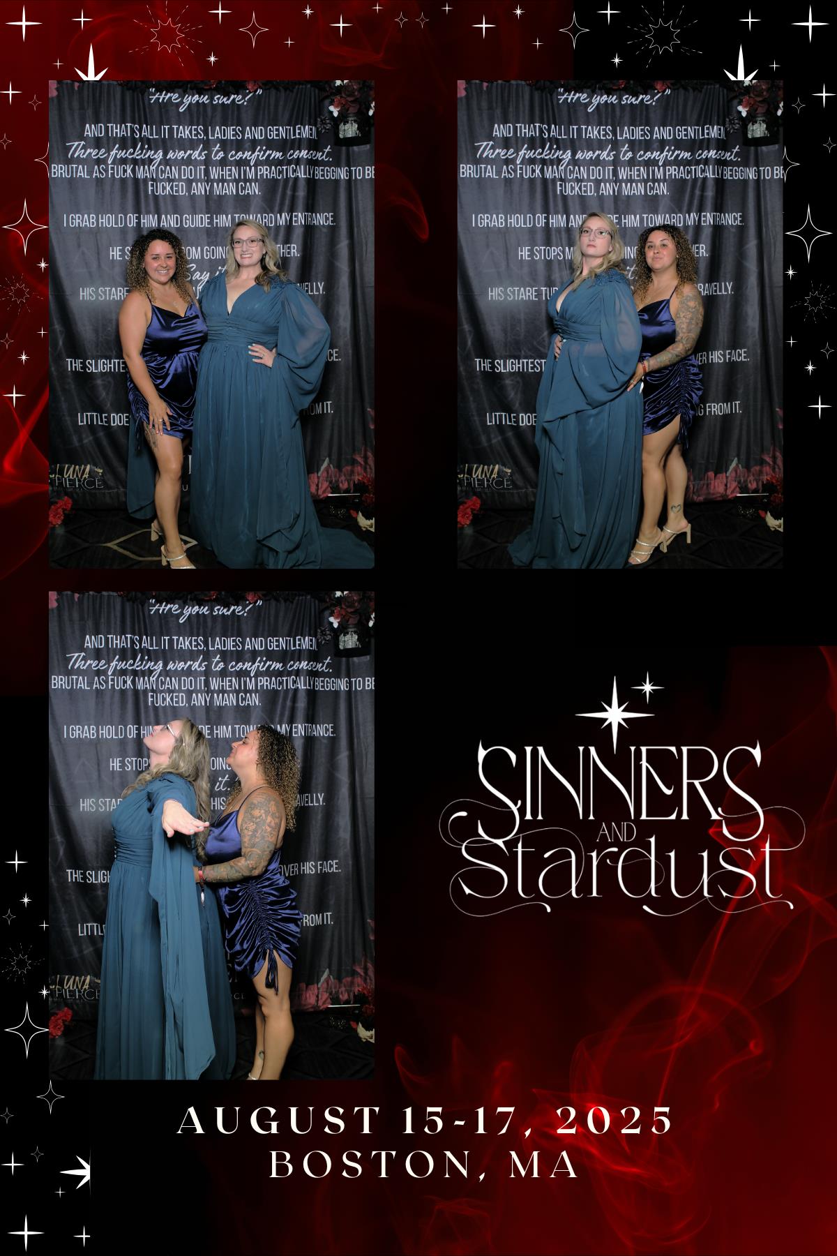 Sinners & Stardust  | View more photos from the event at v1.boothgallery.com/u/HelloPhotoBoothRental/Sinners-Stardust