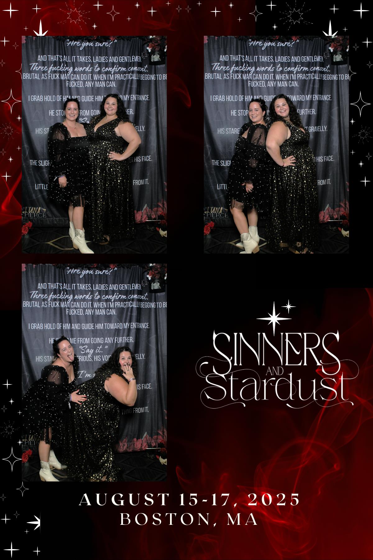 Sinners & Stardust  | View more photos from the event at v1.boothgallery.com/u/HelloPhotoBoothRental/Sinners-Stardust