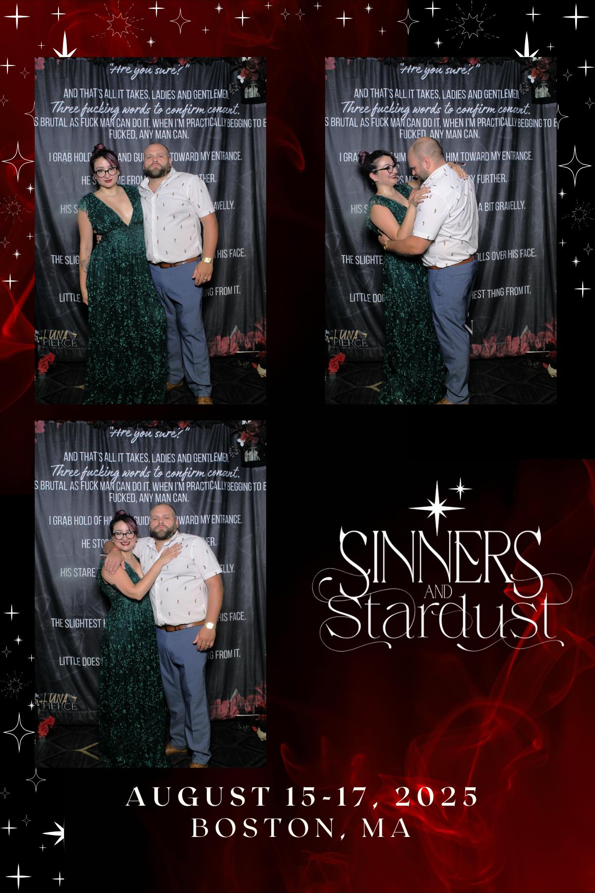 Sinners & Stardust  | View more photos from the event at v1.boothgallery.com/u/HelloPhotoBoothRental/Sinners-Stardust