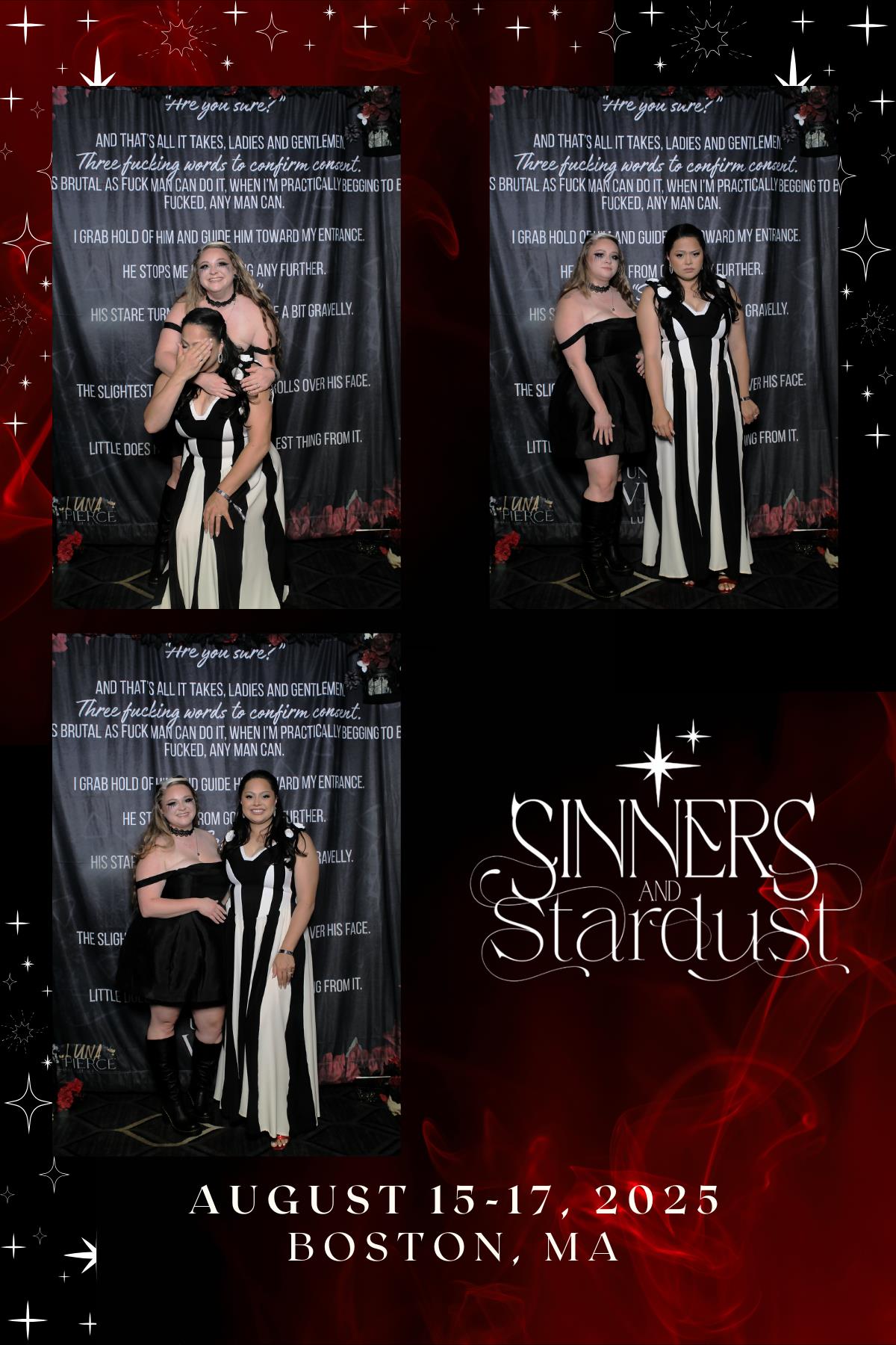 Sinners & Stardust  | View more photos from the event at v1.boothgallery.com/u/HelloPhotoBoothRental/Sinners-Stardust