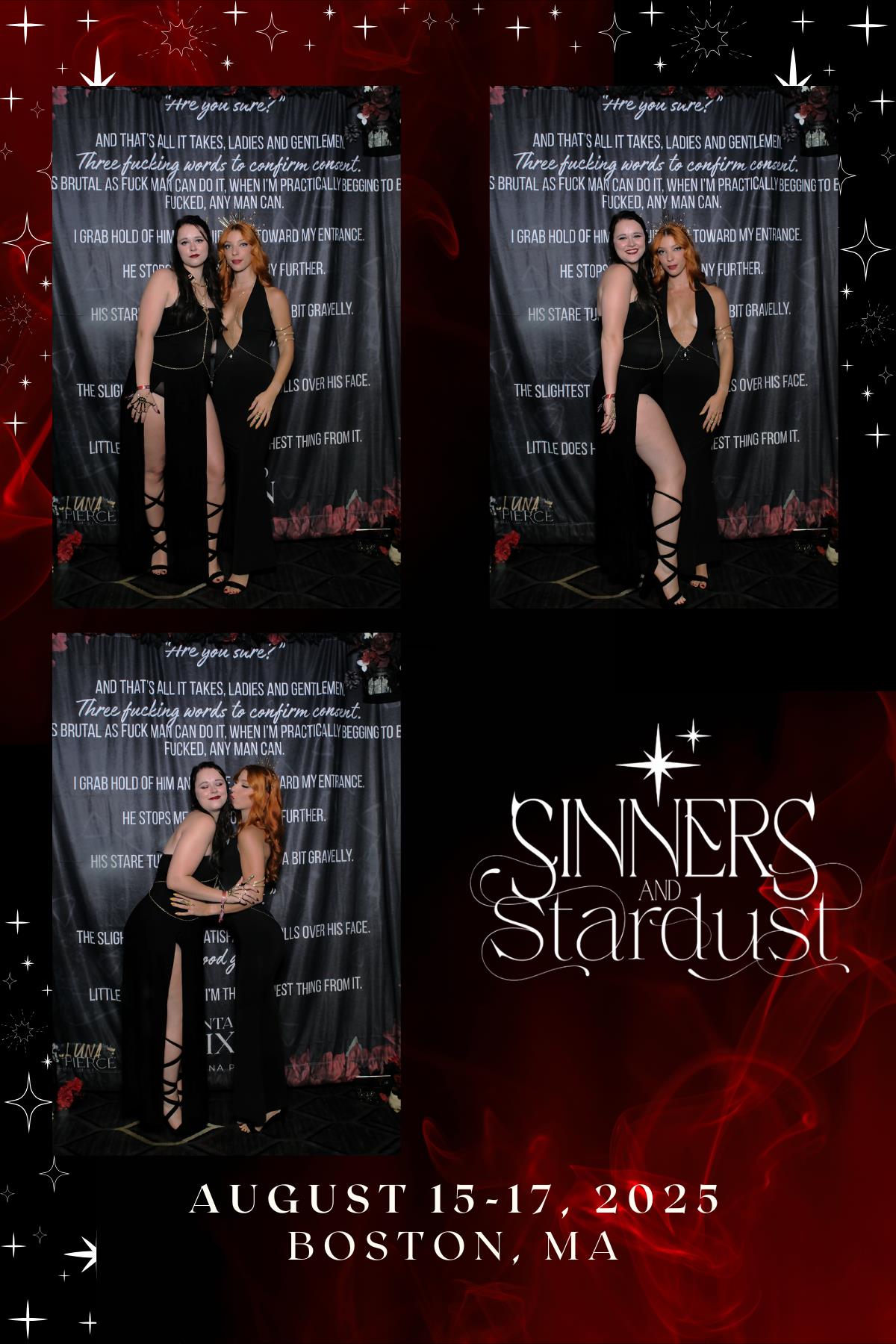 Sinners & Stardust  | View more photos from the event at v1.boothgallery.com/u/HelloPhotoBoothRental/Sinners-Stardust