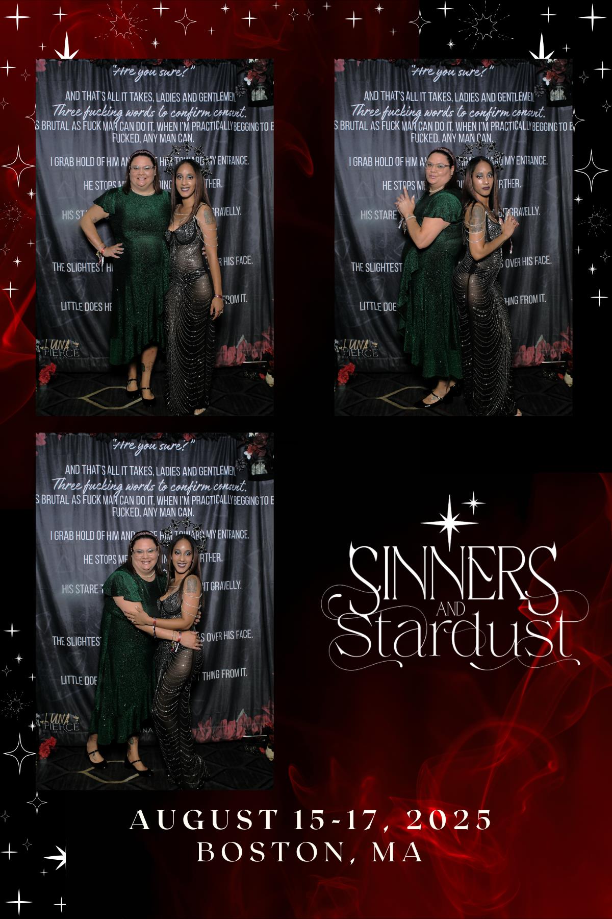 Sinners & Stardust  | View more photos from the event at v1.boothgallery.com/u/HelloPhotoBoothRental/Sinners-Stardust