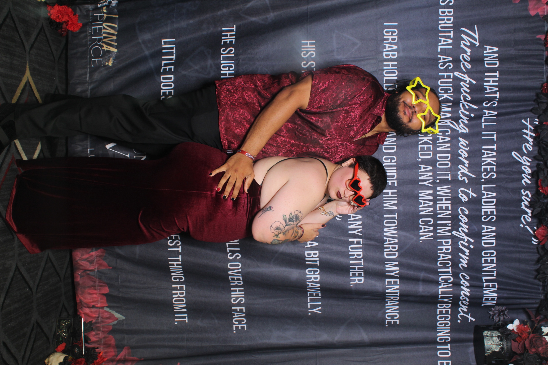 Sinners & Stardust  | View more photos from the event at v1.boothgallery.com/u/HelloPhotoBoothRental/Sinners-Stardust