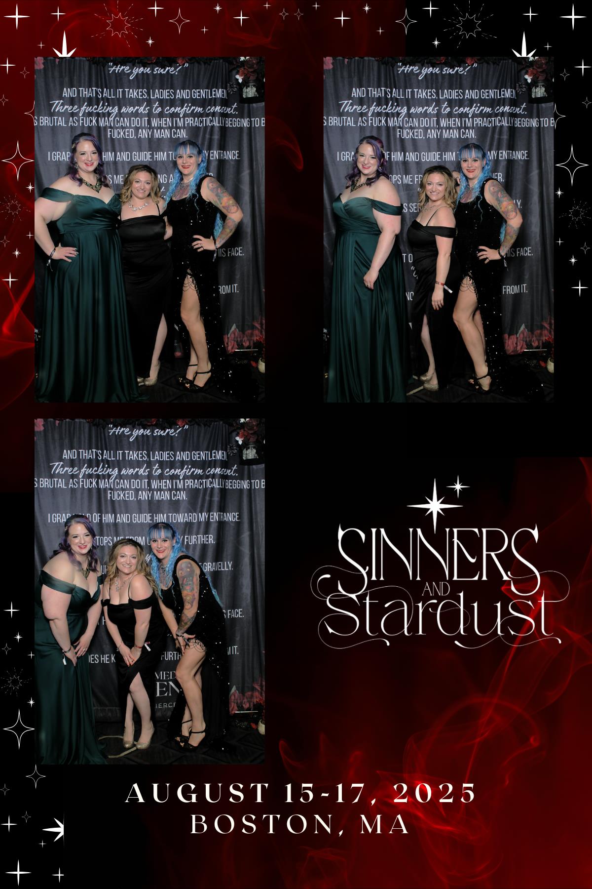 Sinners & Stardust  | View more photos from the event at v1.boothgallery.com/u/HelloPhotoBoothRental/Sinners-Stardust