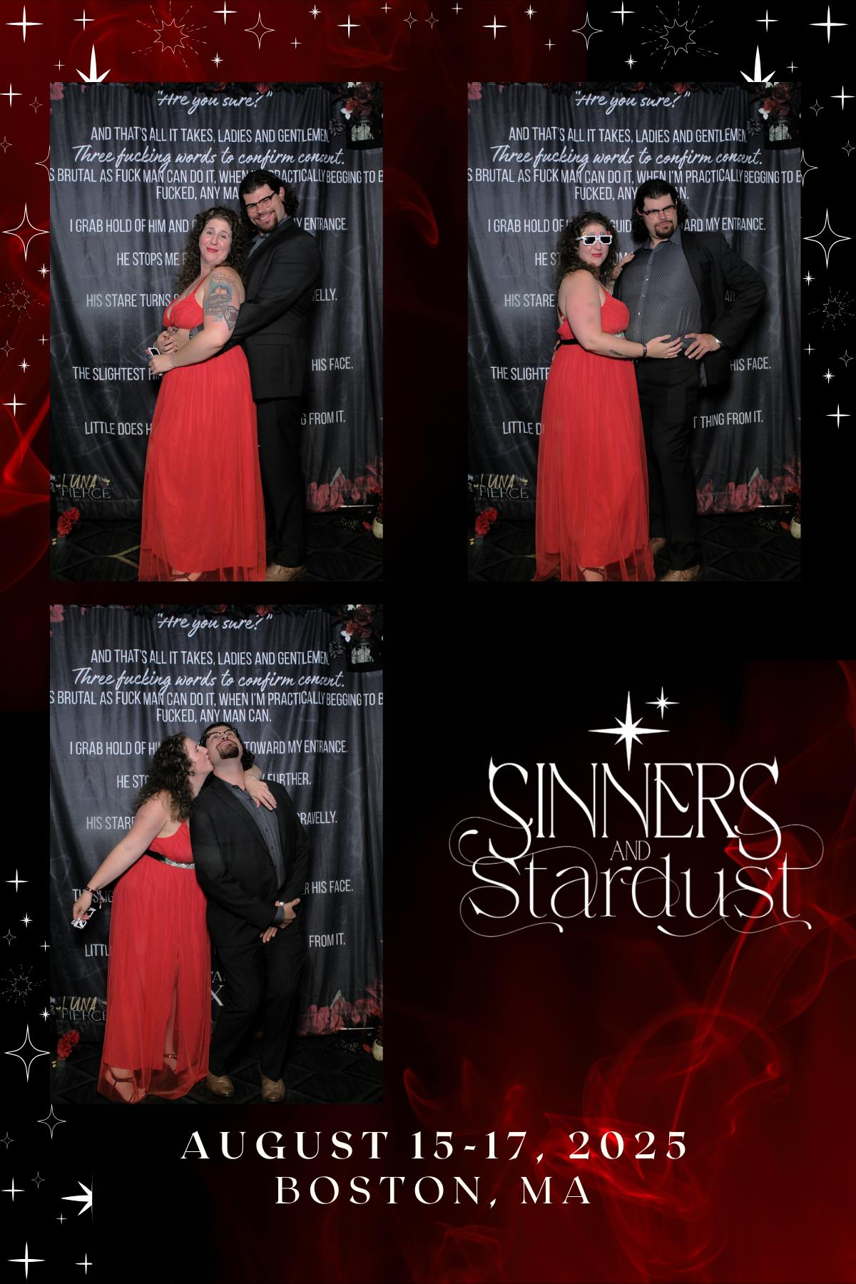 Sinners & Stardust  | View more photos from the event at v1.boothgallery.com/u/HelloPhotoBoothRental/Sinners-Stardust