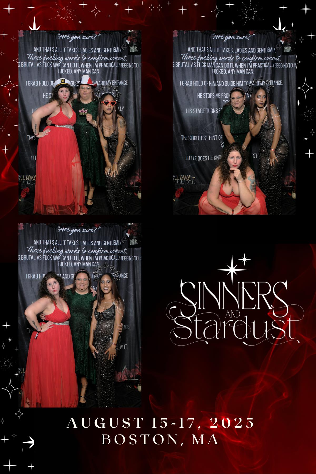 Sinners & Stardust  | View more photos from the event at v1.boothgallery.com/u/HelloPhotoBoothRental/Sinners-Stardust