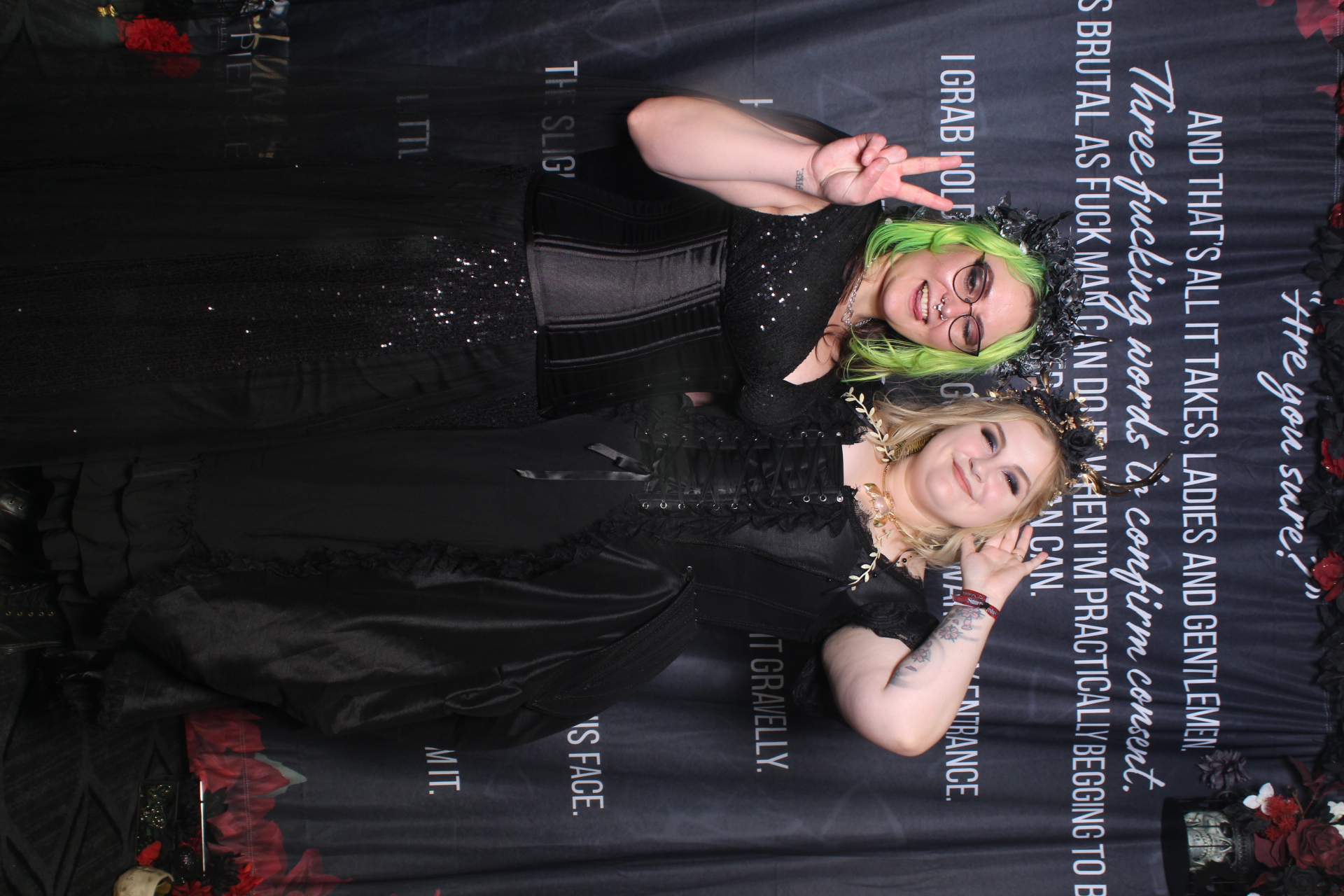 Sinners & Stardust  | View more photos from the event at v1.boothgallery.com/u/HelloPhotoBoothRental/Sinners-Stardust