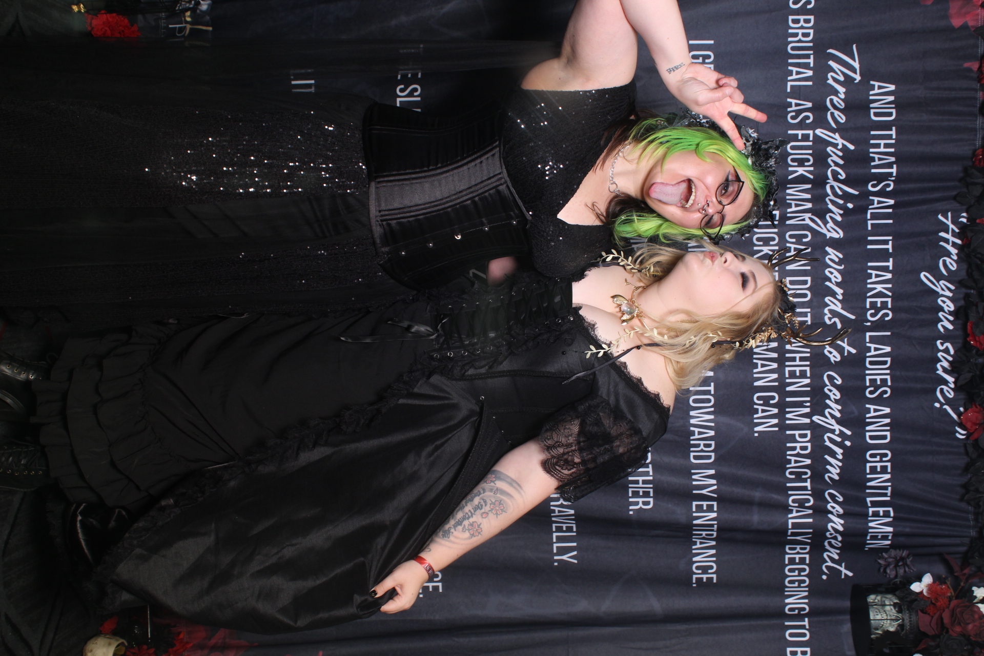 Sinners & Stardust  | View more photos from the event at v1.boothgallery.com/u/HelloPhotoBoothRental/Sinners-Stardust