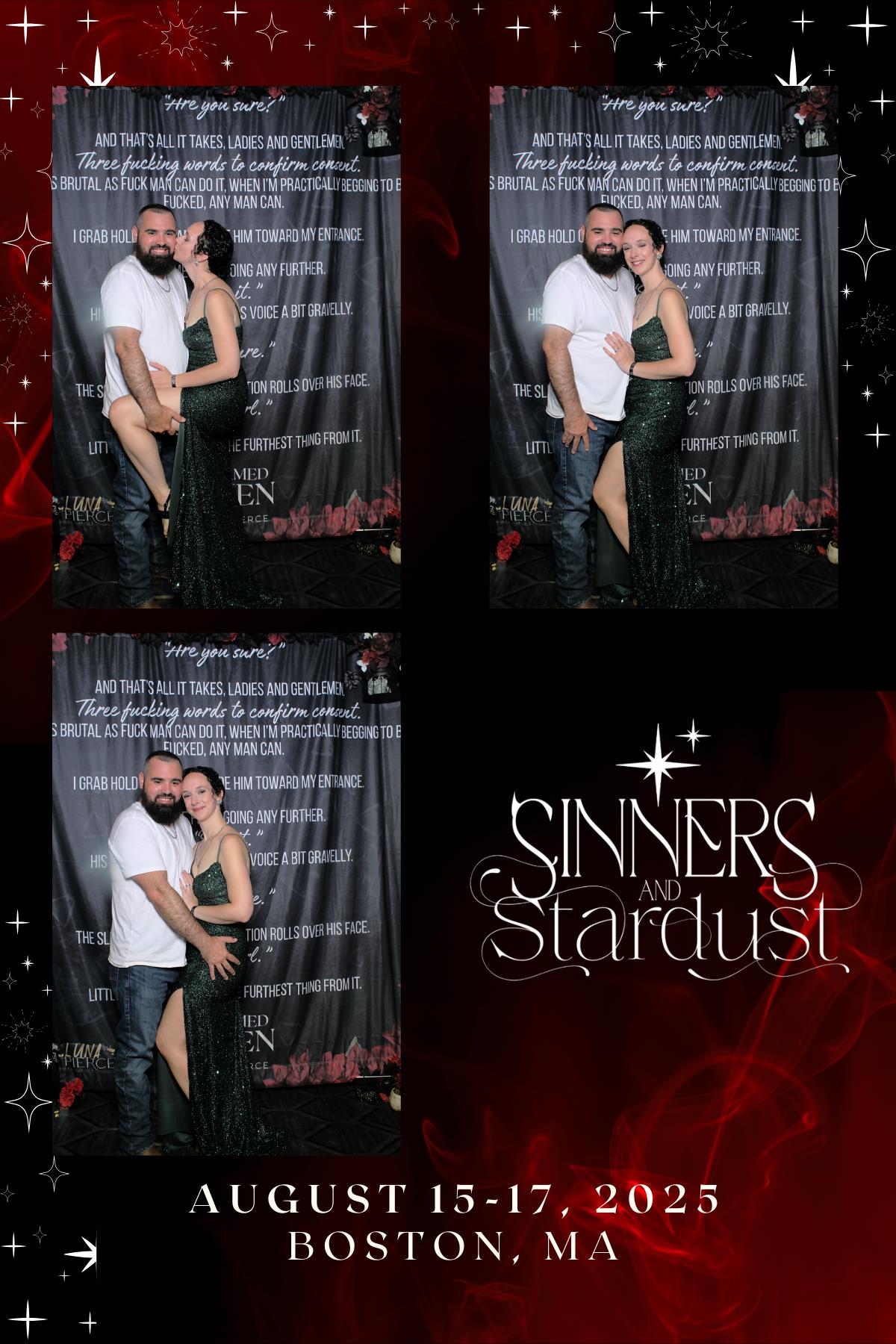 Sinners & Stardust  | View more photos from the event at v1.boothgallery.com/u/HelloPhotoBoothRental/Sinners-Stardust