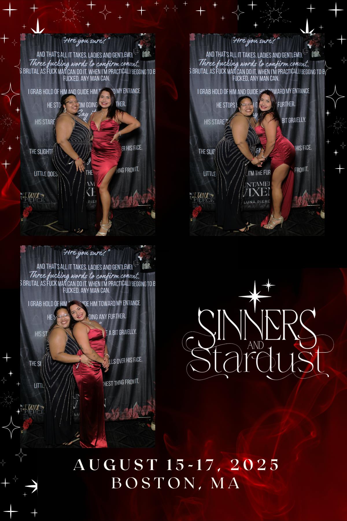 Sinners & Stardust  | View more photos from the event at v1.boothgallery.com/u/HelloPhotoBoothRental/Sinners-Stardust