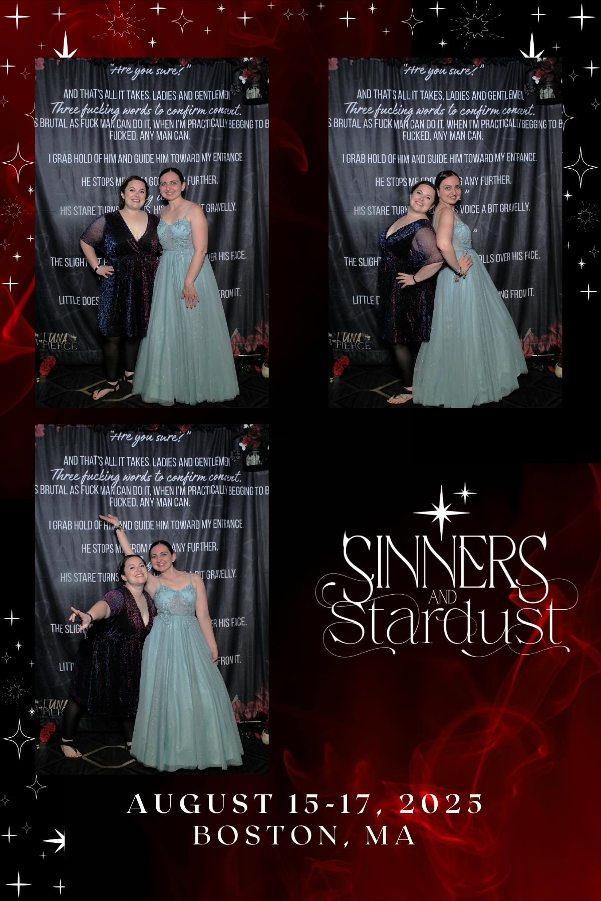 Sinners & Stardust  | View more photos from the event at v1.boothgallery.com/u/HelloPhotoBoothRental/Sinners-Stardust