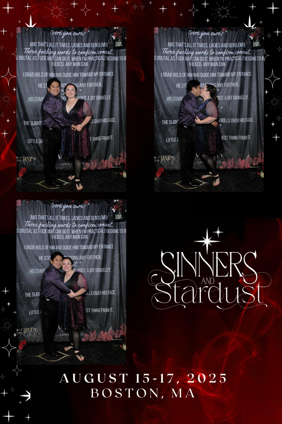 Sinners & Stardust  | View more photos from the event at v1.boothgallery.com/u/HelloPhotoBoothRental/Sinners-Stardust