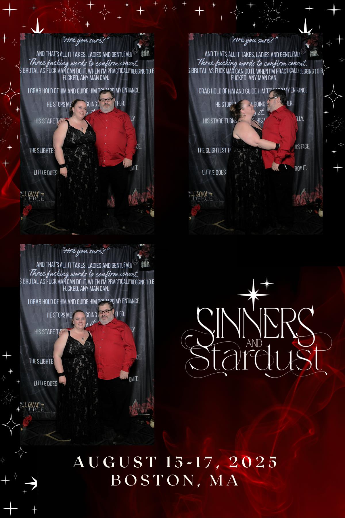Sinners & Stardust  | View more photos from the event at v1.boothgallery.com/u/HelloPhotoBoothRental/Sinners-Stardust