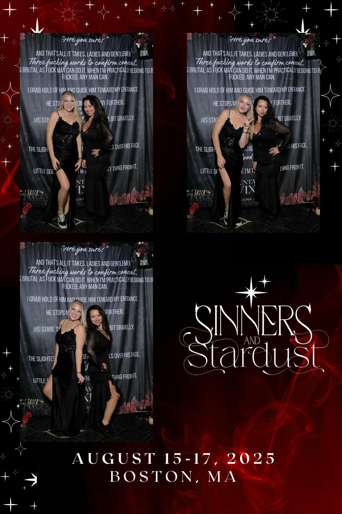 Sinners & Stardust  | View more photos from the event at v1.boothgallery.com/u/HelloPhotoBoothRental/Sinners-Stardust
