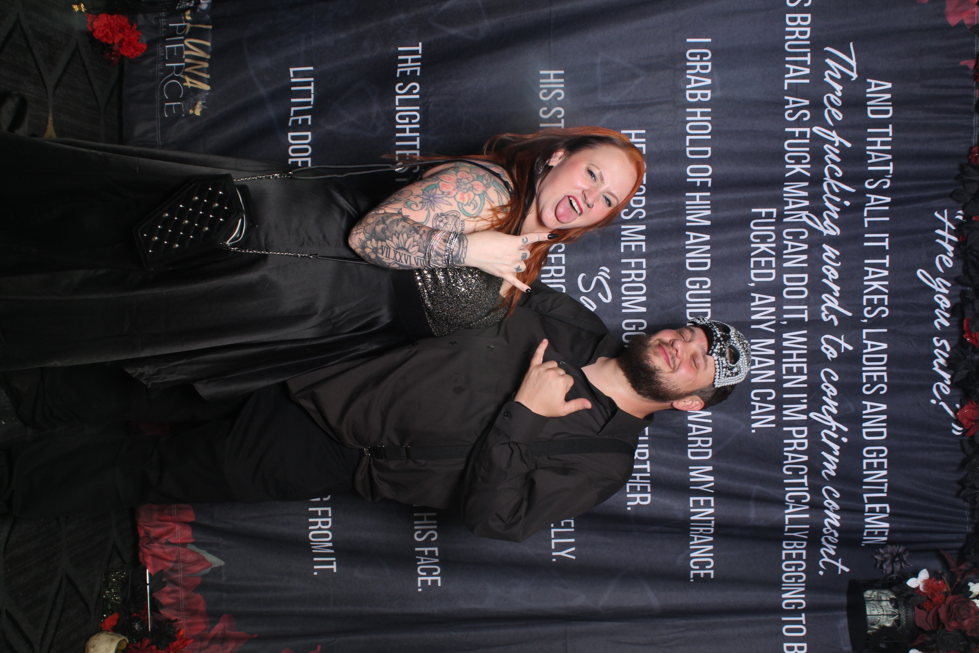 Sinners & Stardust  | View more photos from the event at v1.boothgallery.com/u/HelloPhotoBoothRental/Sinners-Stardust