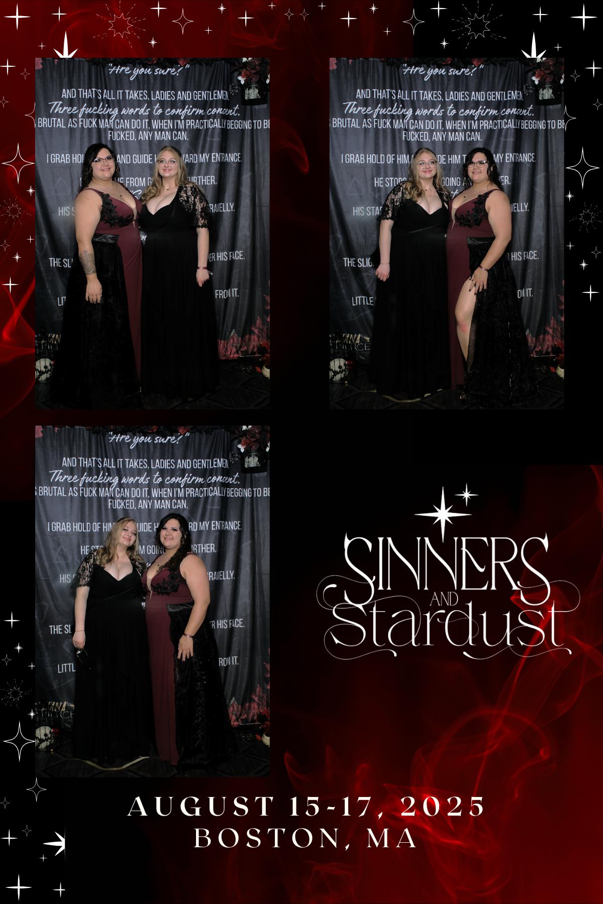 Sinners & Stardust  | View more photos from the event at v1.boothgallery.com/u/HelloPhotoBoothRental/Sinners-Stardust