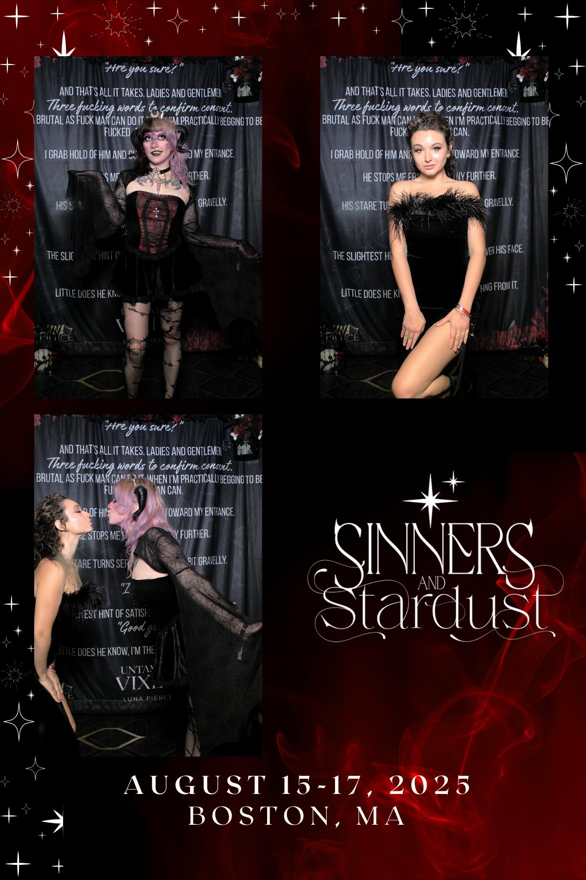 Sinners & Stardust  | View more photos from the event at v1.boothgallery.com/u/HelloPhotoBoothRental/Sinners-Stardust