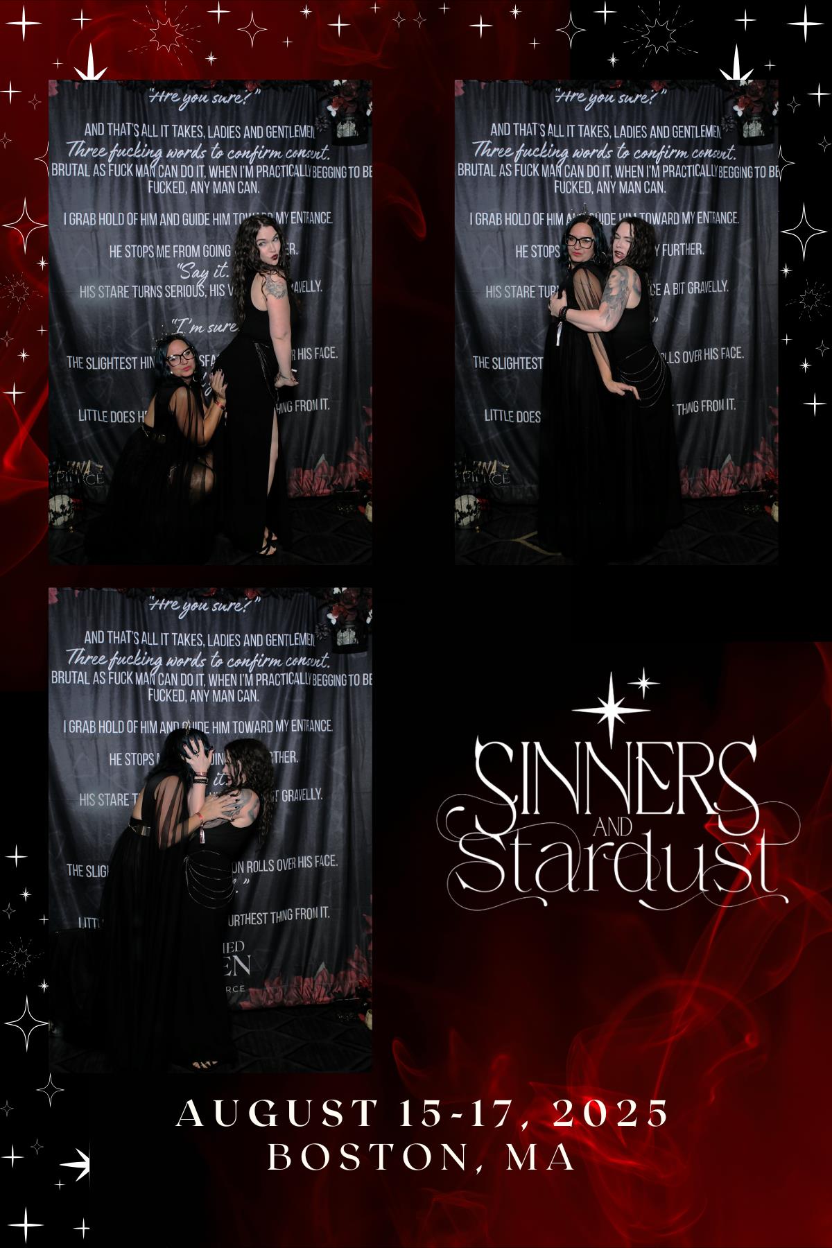 Sinners & Stardust  | View more photos from the event at v1.boothgallery.com/u/HelloPhotoBoothRental/Sinners-Stardust