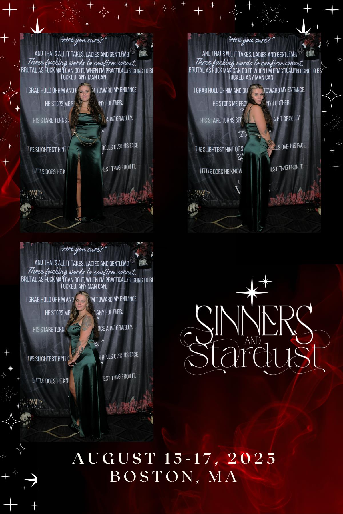 Sinners & Stardust  | View more photos from the event at v1.boothgallery.com/u/HelloPhotoBoothRental/Sinners-Stardust