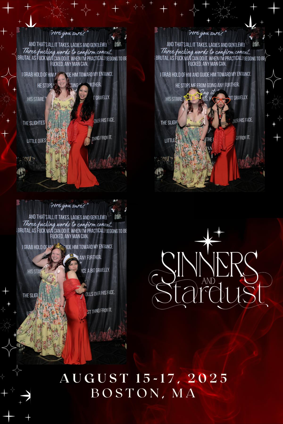 Sinners & Stardust  | View more photos from the event at v1.boothgallery.com/u/HelloPhotoBoothRental/Sinners-Stardust